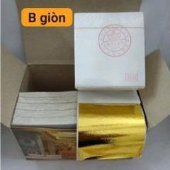 Lá Vàng Đế Vương 2000 Lá - Dát Vàng Đồ Thờ, Tượng Phật, Trang Trí Nội Thất 9cm x 9cm, Bền Màu, Dễ Thi Công