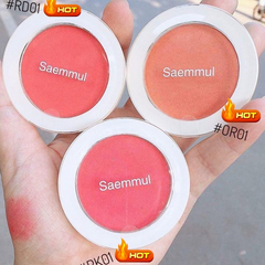 Phấn Má Hồng The Saem Saemmul Blusher Hàn Quốc - Chất Phấn Mềm Mịn Dễ Tán, Bảng Màu Đa Dạng, Kiểm Soát Dầu Mồ Hôi