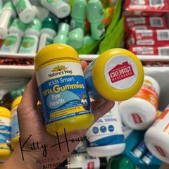 Kẹo nhai bảo vệ mắt Nature's Way Kids Smart Vita Gummies - Giúp tăng cường thị lực và ngăn ngừa ánh sáng xanh cho trẻ em, 50 viên