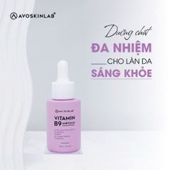 Serum Avo Vitamin B9 30ml - Chăm Sóc Da Nhạy Cảm, Giảm Kích Ứng, Làm Dịu Da Từ Thiên Nhiên