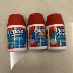 Viên ngậm giảm đau bao tử, ợ nóng Pepcid Complete 25 Viên Hương Trái Cây - Giải Pháp Tiện Lợi Cho Dạ Dày, Hỗ Trợ Tiêu Hóa