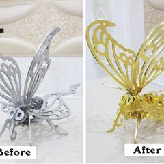 Combo Dát Vàng Mini Gốc Nước - Bộ Đồ Chơi Thủ Công PU Siêu Hạt Dẻ Cho Nghệ Thuật Trang Trí Sáng Tạo