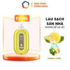 Nước Lau Sàn Đa Năng Method Tinh Dầu Chanh Gừng 739ml - Sạch Bóng, Khử Khuẩn An Toàn Cho Sàn Nhà