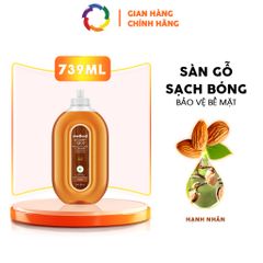 Nước Lau Sàn Gỗ Chuyên Dụng Method Mỹ - Hương Tinh Dầu Hạnh Nhân 739ml - An Toàn, Hiệu Quả Cho Sàn Gỗ, Tiện Dụng Và Thân Thiện Với Môi Trường