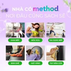 Nước Lau Đa Năng Method Tinh Dầu Oải Hương 828ml - An Toàn Cho Da, Sạch Mọi Bề Mặt, Hương Thơm Dễ Chịu