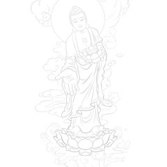 Vở Chép Hồng Danh 6 Chữ Nam Mô A Di Đà Phật Chữ Hán In Mờ Bìa Vàng Có Hình Đức Phật A Di Đà - Pháp Bảo Tu Tập Thiêng Liêng