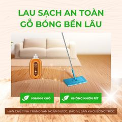 Bộ sản phẩm nước lau sàn gỗ Method (Mỹ) hương Hạnh Nhân - Chai xịt 739ml + Refill 2L an toàn, thân thiện với môi trường, làm sạch hiệu quả.