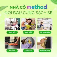 Nước Xịt Đa Năng Method All-Purpose Cleaner - Khử Mùi, Kháng Khuẩn, 828ml - Hương Chanh, Bưởi, Oải Hương - Vệ Sinh Nhà Cửa An Toàn