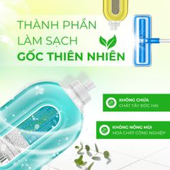 Nước Lau Sàn Đa Năng Method 739ml - Hương Spa Tươi Mát, Giúp Sàn Sáng Bóng, Khử Khuẩn Tự Nhiên, Thích Hợp Cho Sàn Gỗ và Vinyl