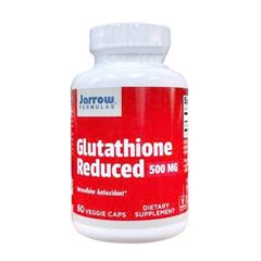 Viên Uống Hỗ Trợ Trắng Da Jarrow Glutathione Reduced 500mg - Kháng Oxy Hóa, Làm Sáng Da, Hỗ Trợ Sức Khỏe Da Tươi Trẻ