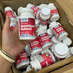 Viên Uống Hỗ Trợ Trắng Da Jarrow Glutathione Reduced 500mg - Kháng Oxy Hóa, Làm Sáng Da, Hỗ Trợ Sức Khỏe Da Tươi Trẻ