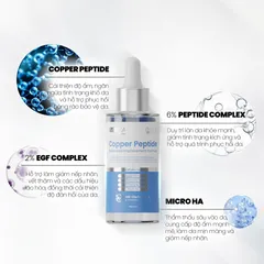 [Tặng Sữa rửa măt] Serum tăng sinh collagen, ngừa lão hóa làm đầy sẹo Md Care Copper Peptide 30ml