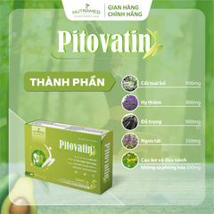 Viên uống PITOVATIN Nutramed - Hỗ trợ giảm đau nhức xương khớp, cải thiện tình trạng viêm và thoái hóa khớp (30 viên)