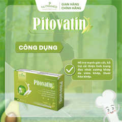 Viên uống PITOVATIN Nutramed - Hỗ trợ giảm đau nhức xương khớp, cải thiện tình trạng viêm và thoái hóa khớp (30 viên)