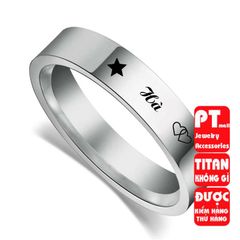 Nhẫn Nam Titan Cao Cấp - Thiết Kế Đẳng Cấp Không Gỉ, An Toàn Cho Da, Lựa Chọn Quà Tặng Hoàn Hảo cho Các Dịp Đặc Biệt