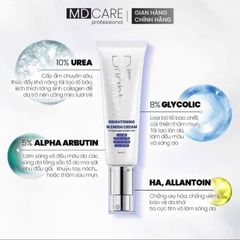 [Tặng Sữa rửa mặt] Kem Sáng Da MD CARE Brightening Blemish Cream - Giúp Làm Sáng Da Mờ Nám, Cung Cấp Độ Ẩm, Phù Hợp Cho Mọi Loại Da