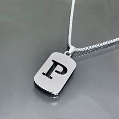 Dây chuyền chữ cái titan thời trang 26 ký tự A - Vòng cổ nam nữ không gỉ cao cấp, phong cách trẻ trung, quà tặng độc đáo