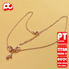 Dây Chuyền Nữ Titan Cao Cấp - Phụ Kiện Thời Trang Sang Trọng, Không Oxid hóa, An Toàn Cho Da, Thích Hợp Mọi Dịp