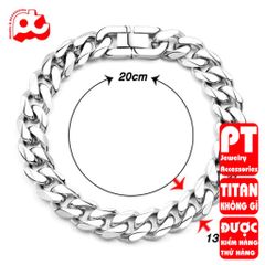 Lắc Tay Nam Titan Cao Cấp - Thiết Kế Nam Tính, Bền Bỉ, Không Gỉ, Phụ Kiện Thời Trang Đẳng Cấp Cho Phái Mạnh