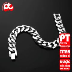 Lắc Tay Nam Titan Cao Cấp - Thiết Kế Nam Tính, Bền Bỉ, Không Gỉ, Phụ Kiện Thời Trang Đẳng Cấp Cho Phái Mạnh
