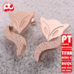 Bông Tai Nữ Titan Cao Cấp - Trang Sức Thanh Lịch, Sang Trọng, Chống Gỉ, An Toàn Cho Da - Món Quà Ý Nghĩa Cho Phái Đẹp