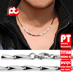 Dây Chuyền Nam Titan Cao Cấp - Thiết Kế Mạnh Mẽ, Chống Gỉ Sét, Phong Cách Đẳng Cấp, Quà Tặng Ý Nghĩa