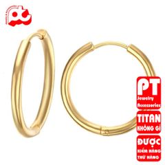 Bông Tai Nam Titan Cao Cấp - Phong Cách Đẳng Cấp, Không Gỉ Sét, An Toàn Cho Da - Phụ Kiện Thời Trang Nam Tính, Quà Tặng Tuyệt Vời