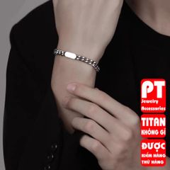 Dây Chuyền Titan Cao Cấp Nam Nữ Mặt Trơn - Phong Cách Mạnh Mẽ, Thép Không Gỉ An Toàn Cho Da - Quà Tặng Ý Nghĩa