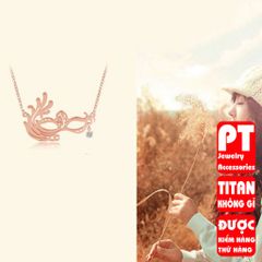 Dây Chuyền Nữ Titan Cao Cấp - Sang Trọng, Độc Đáo, Không Đen, Bền Bỉ - Trang Sức Thời Trang Dành Cho Phái Đẹp