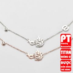 Dây Chuyền Nữ Titan Cao Cấp - Sang Trọng, Độc Đáo, Không Đen, Bền Bỉ - Trang Sức Thời Trang Dành Cho Phái Đẹp