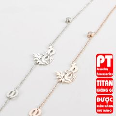 Dây Chuyền Nữ Titan Cao Cấp - Sang Trọng, Độc Đáo, Không Đen, Bền Bỉ - Trang Sức Thời Trang Dành Cho Phái Đẹp