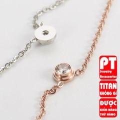 Dây Chuyền Nữ Titan Cao Cấp - Sang Trọng, Độc Đáo, Không Đen, Bền Bỉ - Trang Sức Thời Trang Dành Cho Phái Đẹp