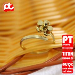 Nhẫn Nữ Titan Cao Cấp - Thiết Kế Thanh Lịch Không Gỉ, Đa Dạng Màu Sắc, Phụ Kiện Thời Trang Sang Trọng cho Phái Đẹp