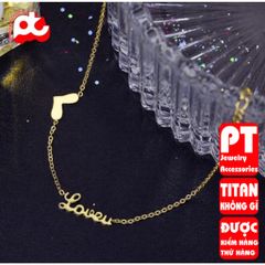 Lắc Chân Nữ Titan Cao Cấp - Phụ Kiện Thời Trang Thanh Lịch Không Gỉ, An Toàn Cho Da - Giảm Giá 25K Khi Mua Hàng!