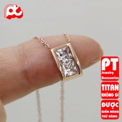 Dây Chuyền Nữ Titan Cao Cấp Sang Trọng - Thời Trang Nữ Chống Oxy Hoá, An Toàn Cho Da, Nhiều Màu Sắc, Quà Tặng Ý Nghĩa