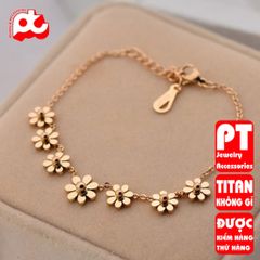 Lắc Chân Nữ Titan Cao Cấp - Thiết Kế Thanh Lịch, Chống Gỉ và Không Kích Ứng, Phụ Kiện Thời Trang Tôn Vinh Đôi Chân