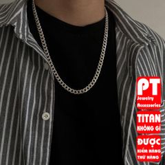 Dây Chuyền Titan Cao Cấp Nam Nữ Unisex - Phong Cách Mạnh Mẽ, Đẳng Cấp, Chống Oxy Hóa, Dây Chuyền Vòng Cổ Độc Đáo
