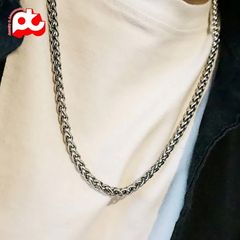 Dây Chuyền Nam Titan Cao Cấp - Thiết Kế Mạnh Mẽ và Đẳng Cấp, Chống Gỉ và Trầy Xước - Phụ Kiện Thời Trang Nam Bền Bỉ 6mm