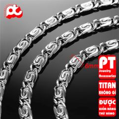 Dây Chuyền Titan Nam Cao Cấp - Phong Cách Đẳng Cấp, Thép Không Gỉ, Chống Trầy Xước, Quà Tặng Ý Nghĩa Cho Nam Giới