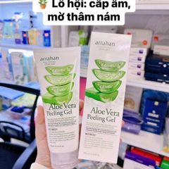 Gel Tẩy Tế Bào Chết Arrahan Lô Hội - Sản Phẩm Làm Sạch Da, Cấp Ẩm Tự Nhiên Dành Cho Da Nhờn Và Dễ Bị Mụn