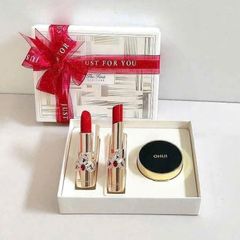 Bộ Son Ohui The First và Phấn Nước Mini - Trang Điểm Mềm Mịn, Bé Mặt Rạng Rỡ, Chăm Sóc Da Từ Hàn Quốc