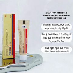Kem Mụn Klenzit C 15g - Giảm Mụn Viêm, Xóa Thâm Hiệu Quả, Dưỡng Ẩm Làn Da Ngày Càng Rạng Rỡ, Chăm Sóc Da Mặt Từ Ấn Độ