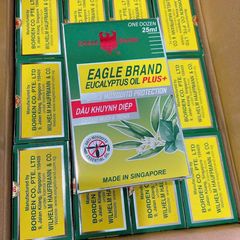 Dầu Khuynh Diệp Con Ó Eagle Brand Singapore 25ml - Giải Pháp Giảm Cảm Lạnh và Đau Nhức Nhẹ Từ Thiên Nhiên