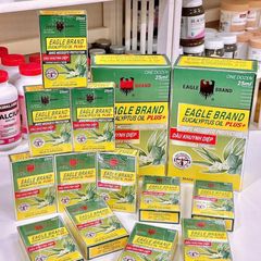 Dầu Khuynh Diệp Con Ó Eagle Brand Singapore 25ml - Giải Pháp Giảm Cảm Lạnh và Đau Nhức Nhẹ Từ Thiên Nhiên