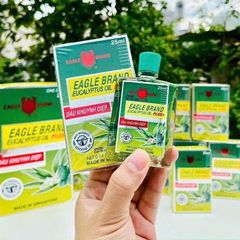 Dầu Khuynh Diệp Con Ó Eagle Brand Singapore 25ml - Giải Pháp Giảm Cảm Lạnh và Đau Nhức Nhẹ Từ Thiên Nhiên