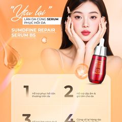 Serum Dưỡng Ẩm Phục Hồi Sumdfine Repair B5 50ml - Chăm Sóc Da Mịn Màng, Chống Lão Hóa, Dành Cho Mọi Loại Da