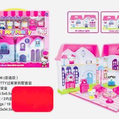 Happy Family Nhà búp bê Hello Kitty 596 Happy family thiết kế đáng yêu phù hợp cho bé yêu thích Hello Kitty mã sản phẩm 596 ngôi nhà nhỏ xinh dành cho búp bê Hello Kitty