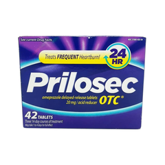 Viên Uống Giảm Đau Dạ Dày Prilosec - Giải Pháp Hiệu Quả Cho Cơn Ợ Nóng, Giảm Đau 24 Giờ - 42 Viên Thực Phẩm Chức Năng