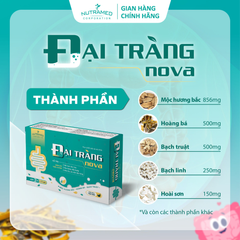 Viên uống Đại Tràng Nova hỗ trợ sức khỏe đại tràng, rối loạn tiêu hóa do viêm đại tràng (30 viên)