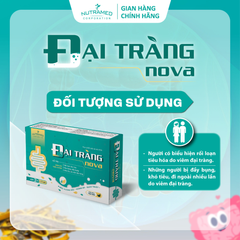 Viên uống Đại Tràng Nova hỗ trợ sức khỏe đại tràng, rối loạn tiêu hóa do viêm đại tràng (30 viên)